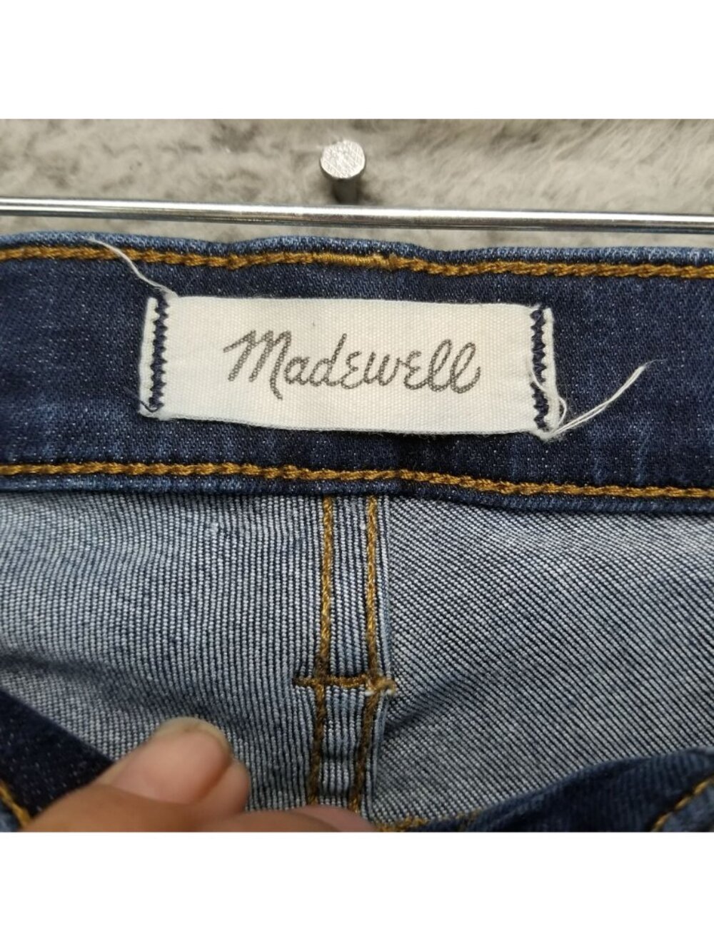 Madewell Jeans Womens 25 Blue Stretch Denim Skinny *Read* - Picture 4 of 16